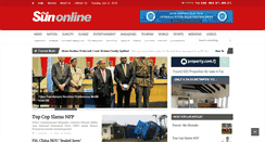 Desktop Screenshot of fijisun.com.fj