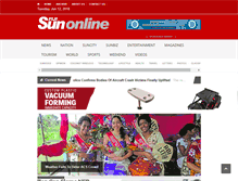 Tablet Screenshot of fijisun.com.fj